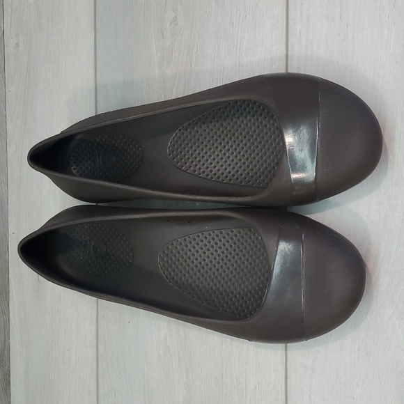 Crocs Women Comfort Round Toe Clogs Mary Jane Rubber Shoes sz 10 - Picture 4 of 13